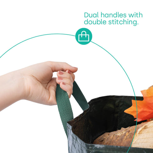 2pc Reusable 82L Garden Waste Bags